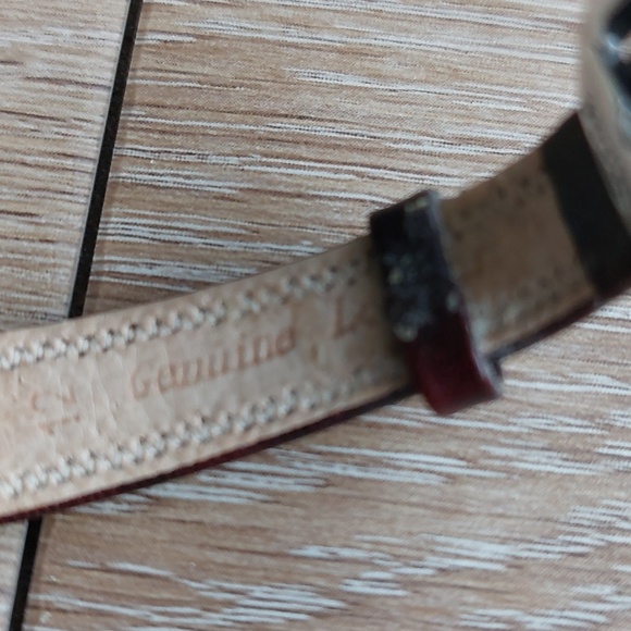 💚 Pacer Brown Genuine Leather Ladies Watch - Picture 5 of 7